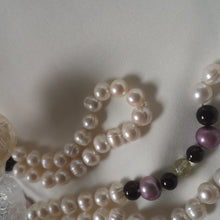 Load image into Gallery viewer, Pearl Asymmetric Necklace