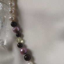 Load image into Gallery viewer, Pearl Asymmetric Necklace