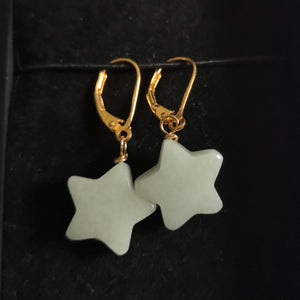 Star Jadeite Earrings