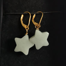 Load image into Gallery viewer, Star Jadeite Earrings
